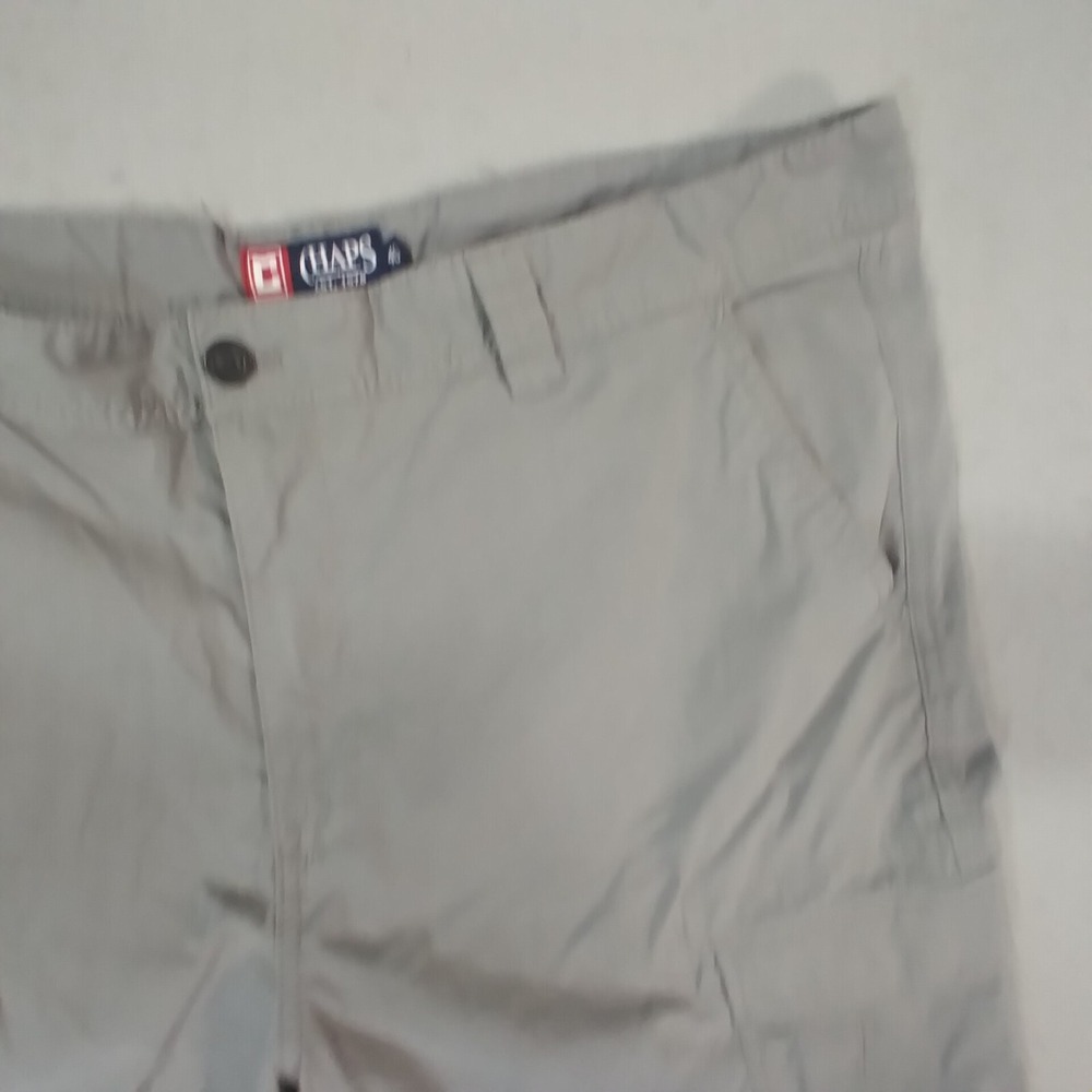 Chaps Ralph Lauren cargo shorts men's 38 x 11 gray cotton outdoor urban preepy - Picture 3 of 12